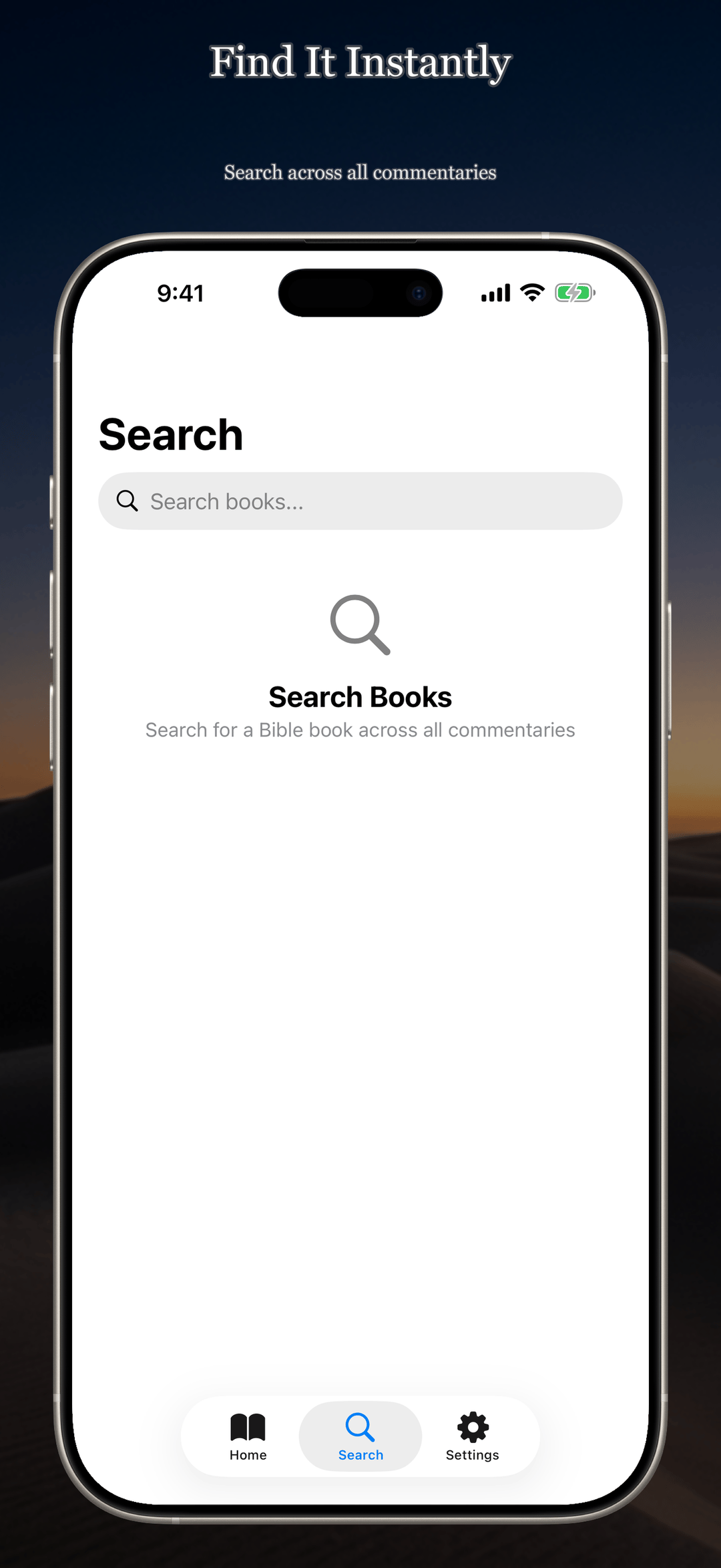 Search view